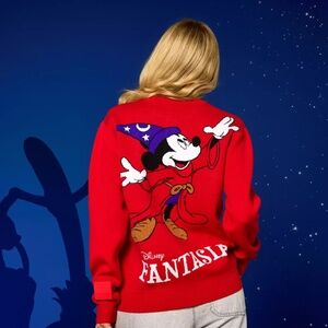 Sorcerer Mickey Mouse Cardigan Sweater by Cakeworthy